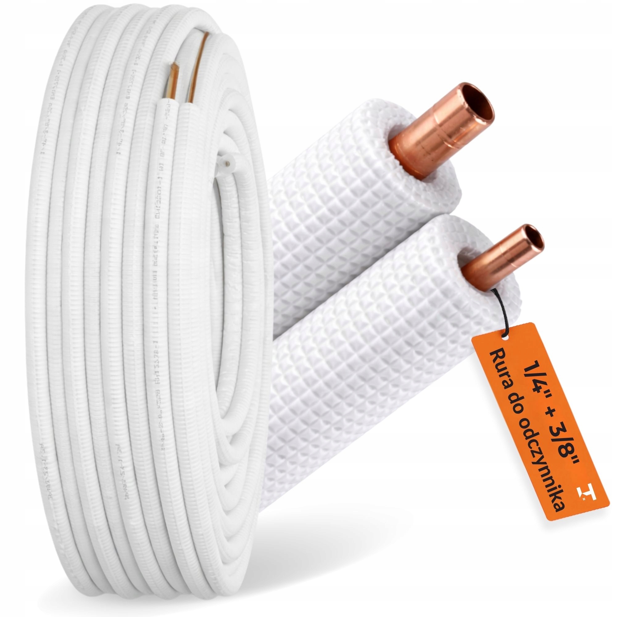 Dvojitá trubka v obalu pro klimatizaci 1 mm 1/4" 3/8" 8 m