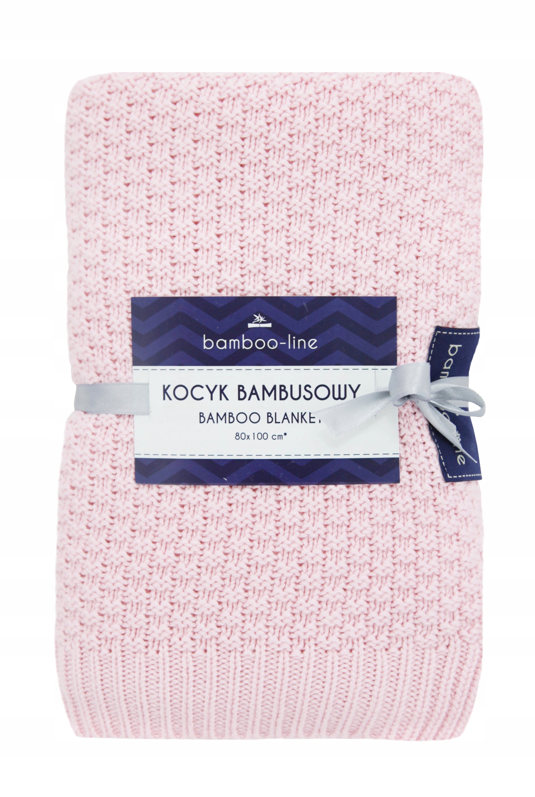 

Bambooline kocyk niemowlęcy bambusowy pudrowy róż