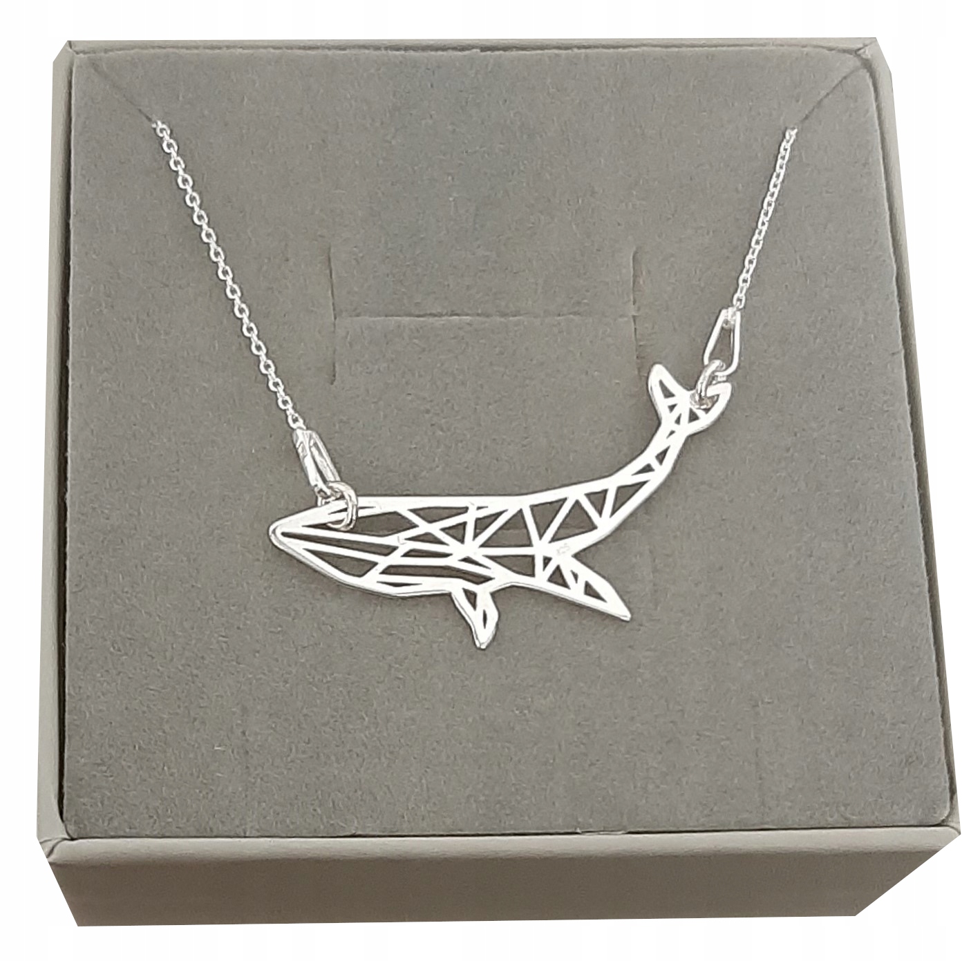 Náhrdelník Velryba Origami Celebrita stříbro 925