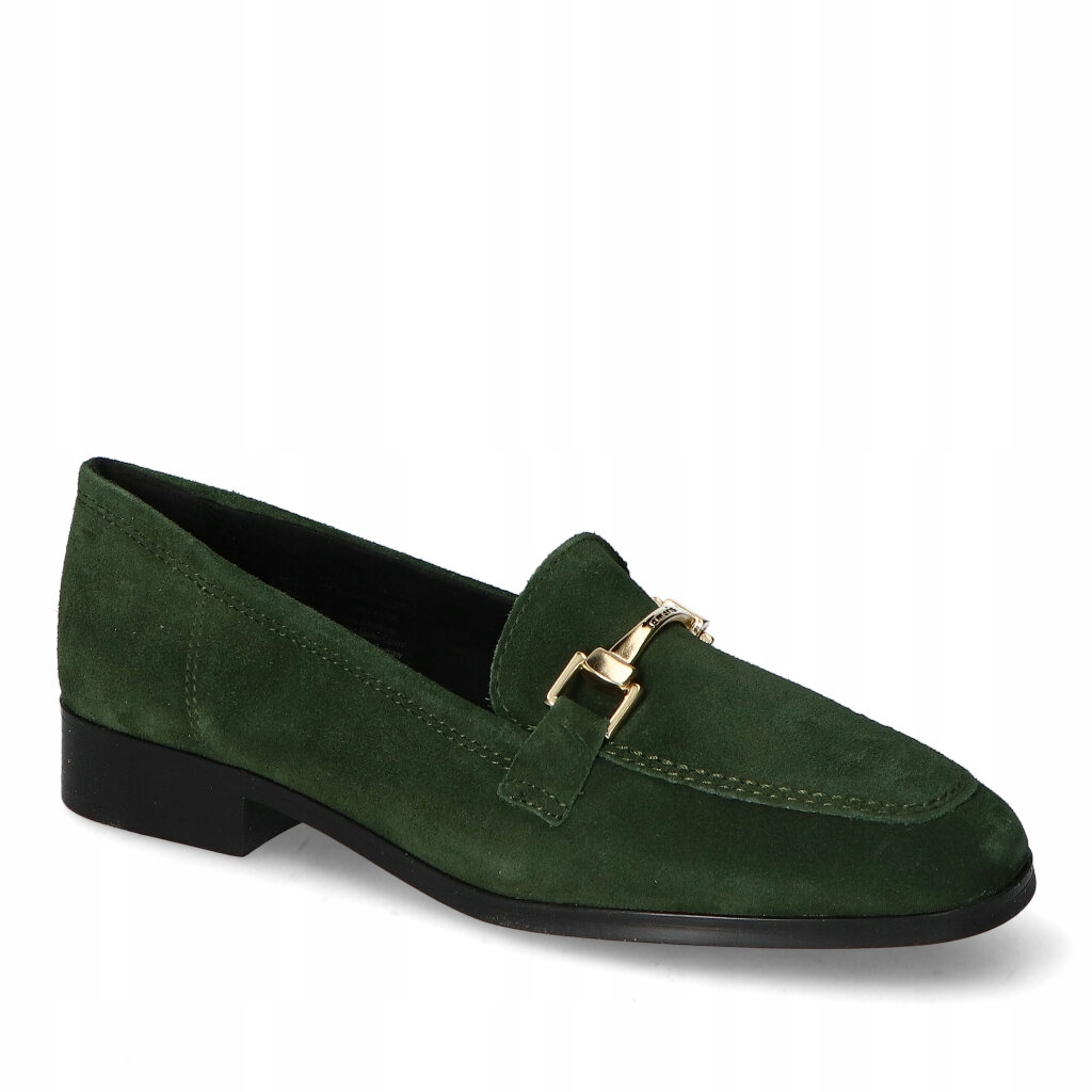 Mokasíny Tamaris 1-24213-43/700 Zelený semiš 36