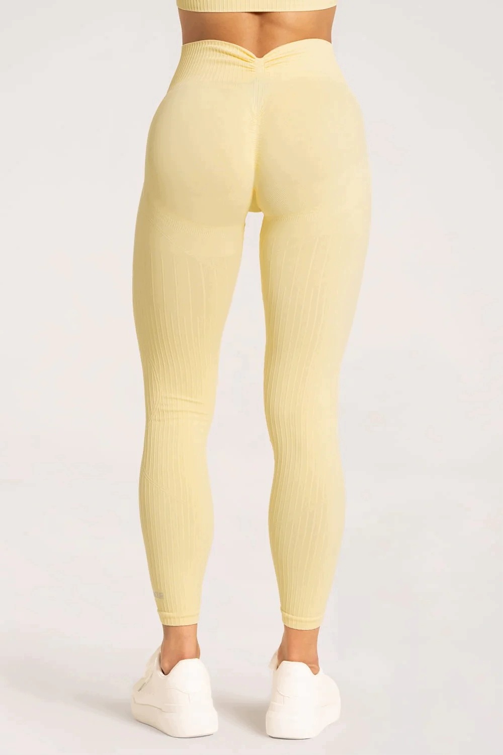 Gym Glamour Legíny deep push up 2.0 butter yellow vel. M