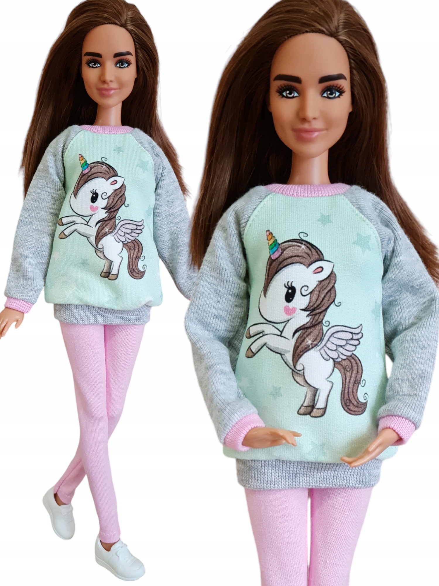 Ubranka dla lalek - Bluza i getry