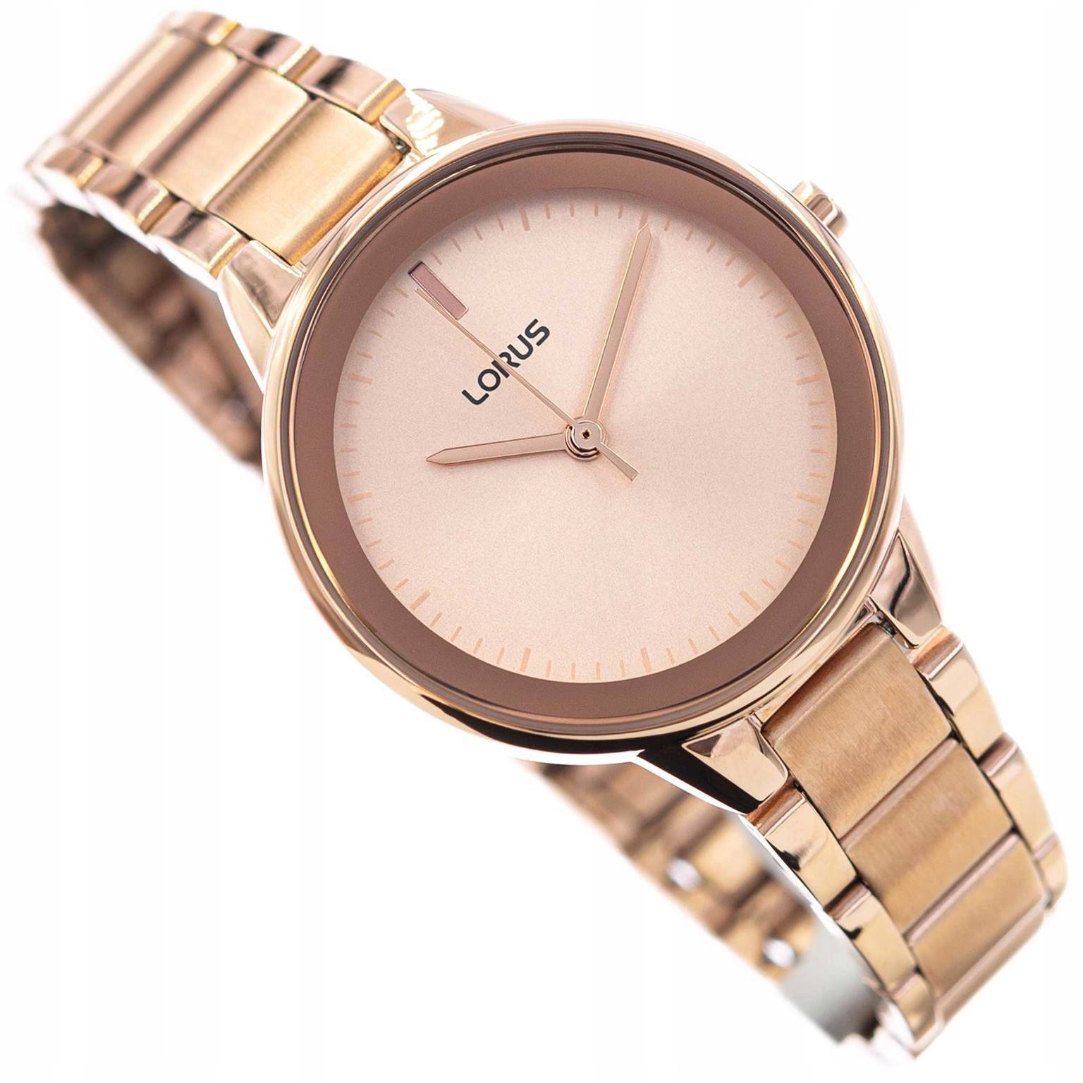 Dámské Hodinky Lorus RRS70VX9 Růžové Zlato Klasika