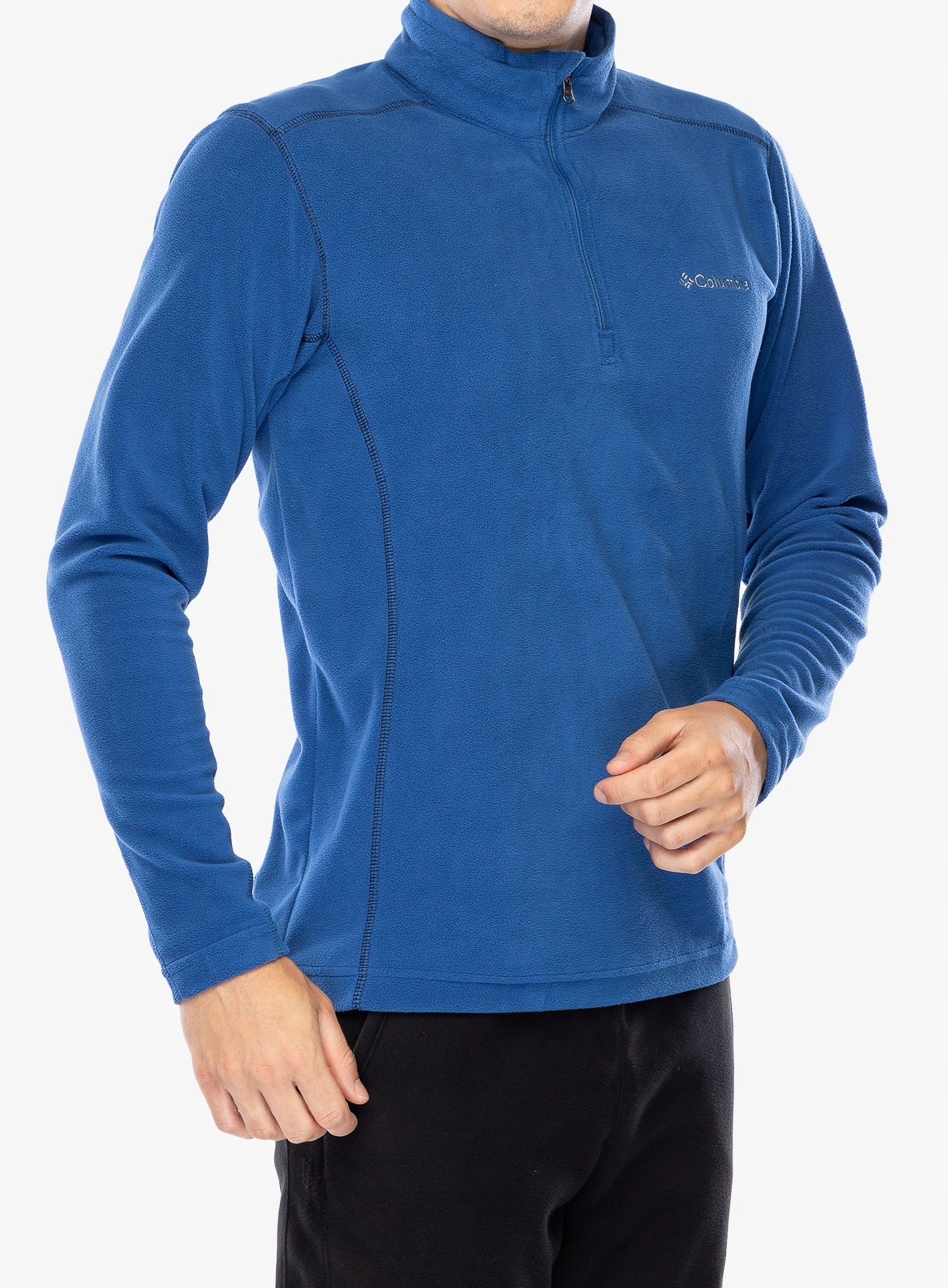 Mikina fleecová Columbia Klamath Range II Half Zip mountain blue L