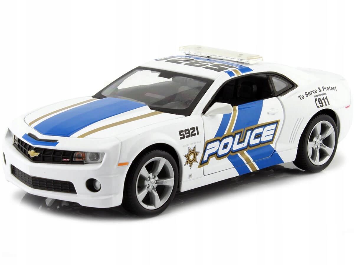 Chevrolet Camaro Ss Rs 2010 Policie Maisto 1:24 1/24 31208 Model Auta