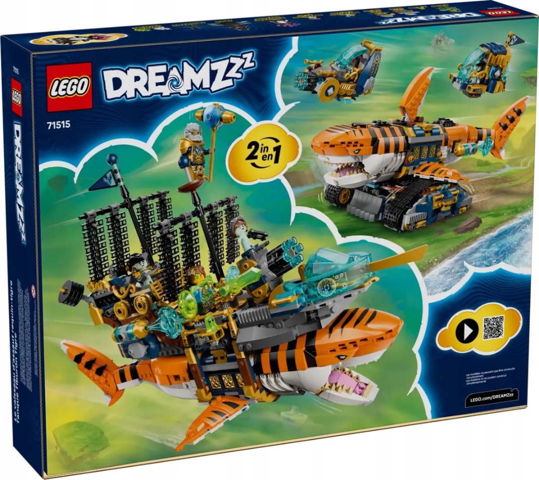 71515 Lego DREAMZzz Tygří žraločí tank
