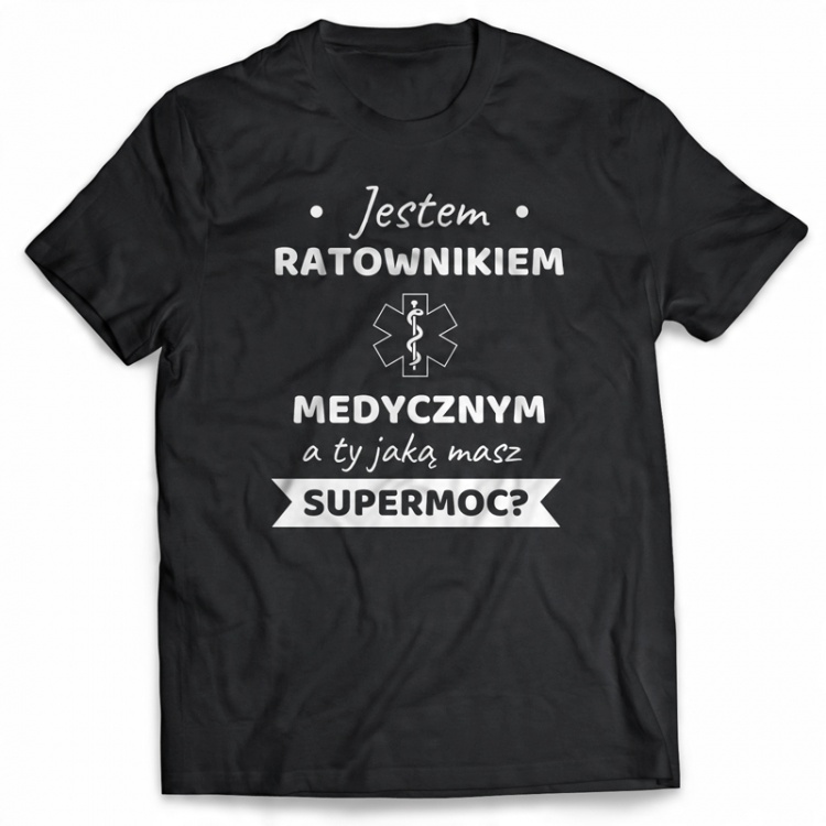 

KM008F - M / Koszulka Jestem Ratownikiem Medycznym