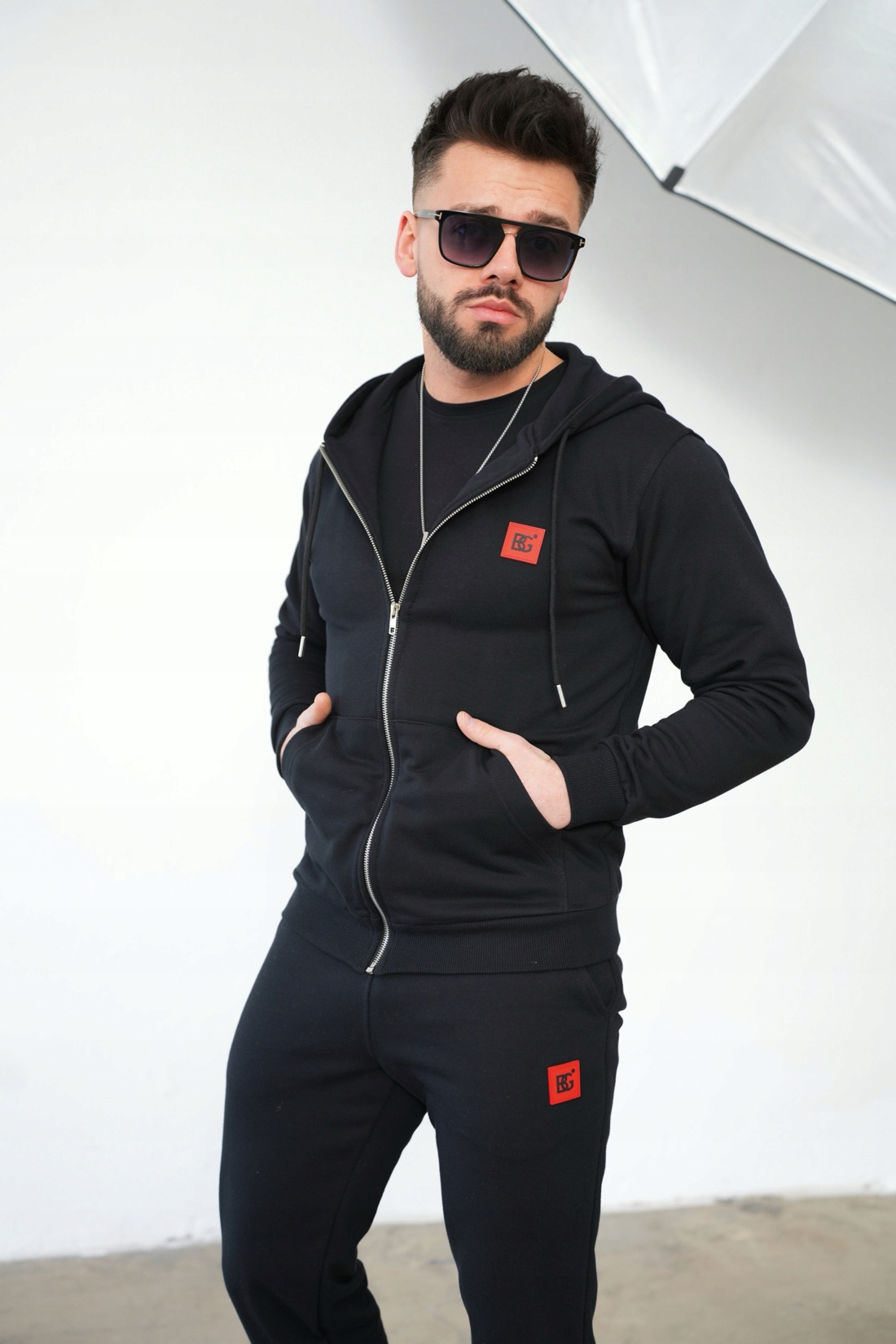 Pánská mikina Bg Roma černá L
