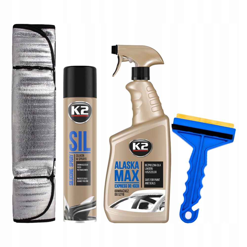 

K2 Zestaw zimowy odmrażacz skrobaczka i mata