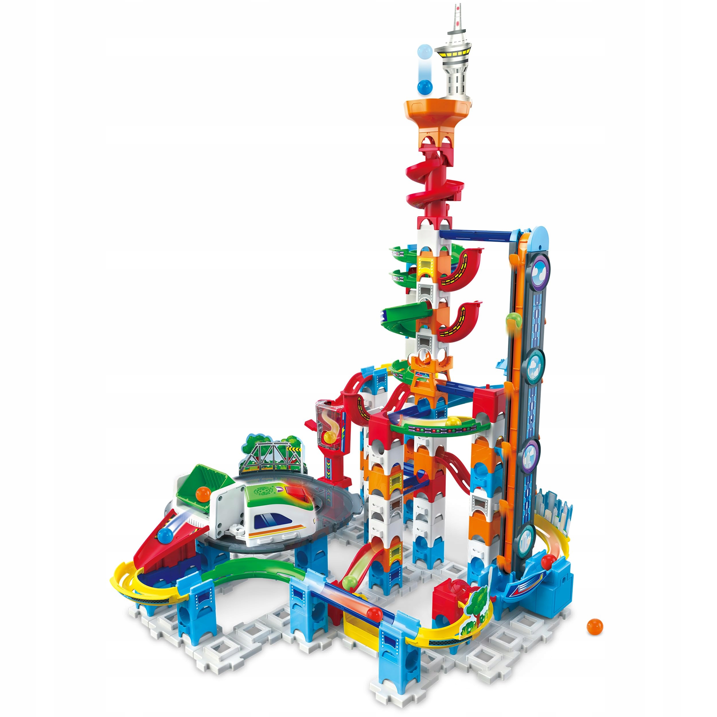 Tor kulkowy VTech Marble Rush Super Sky Tower Set XL300 E 153 el. OPIS!!