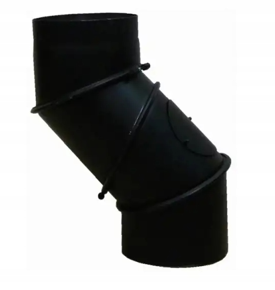 Kb koleno univerzální nastavitelné, nastavitelné, čisté, černé 2,0 mm fi 220