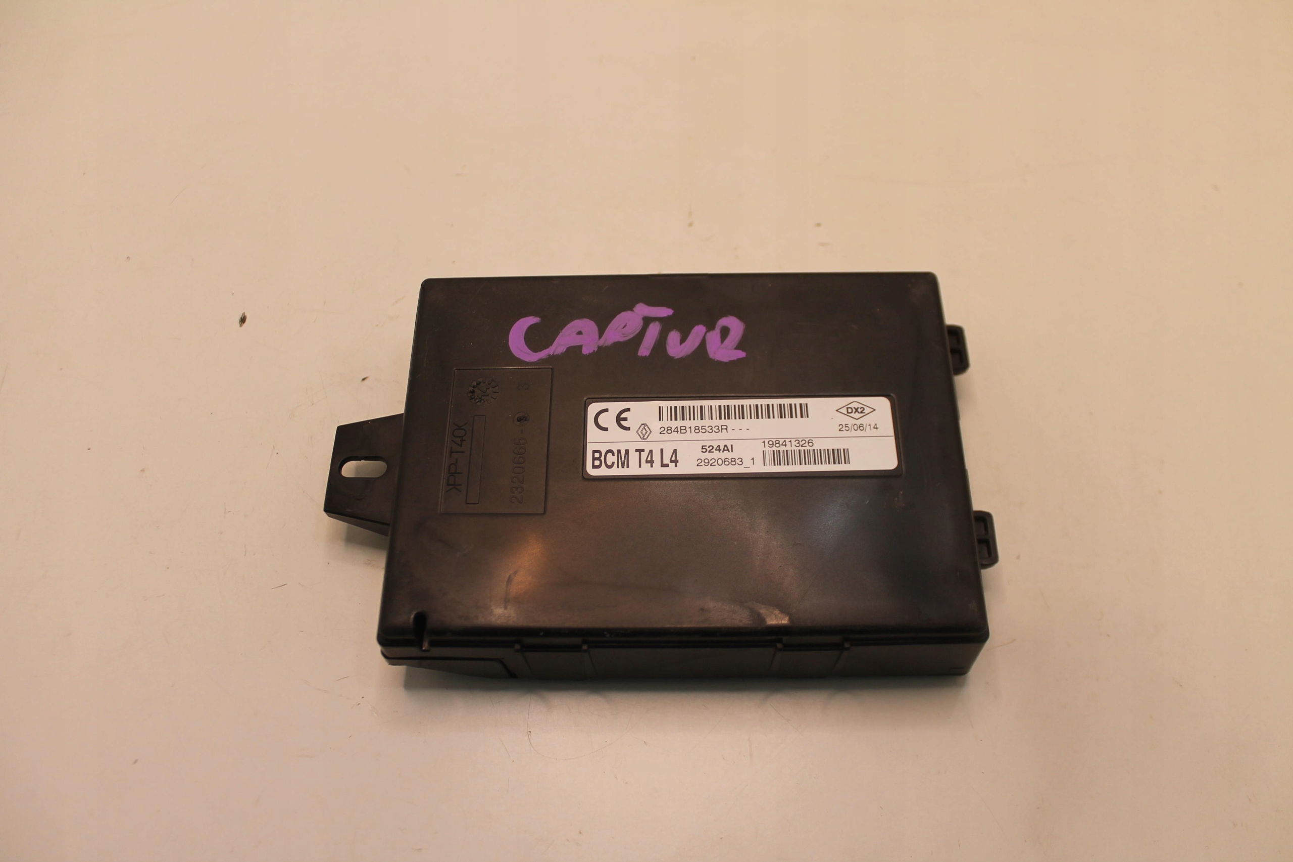 module control unit BCM 284B18533R RENAULT CAPTUR 1.5 DCI 13-19