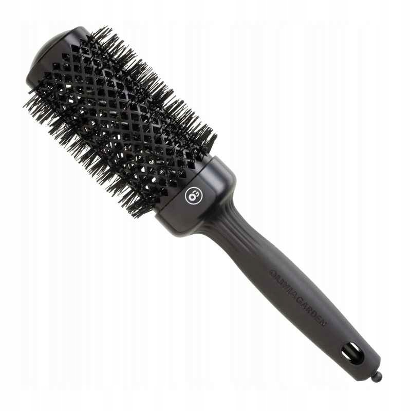 Olivia Garden Blowout Shine Black Kartáč na modelování vlasů 45 mm