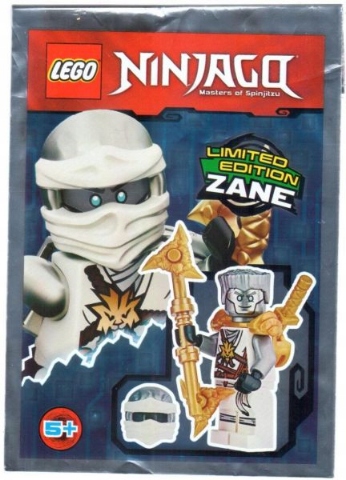 

Lego Ninjago figurka Zane z bronią 2017r. Limited