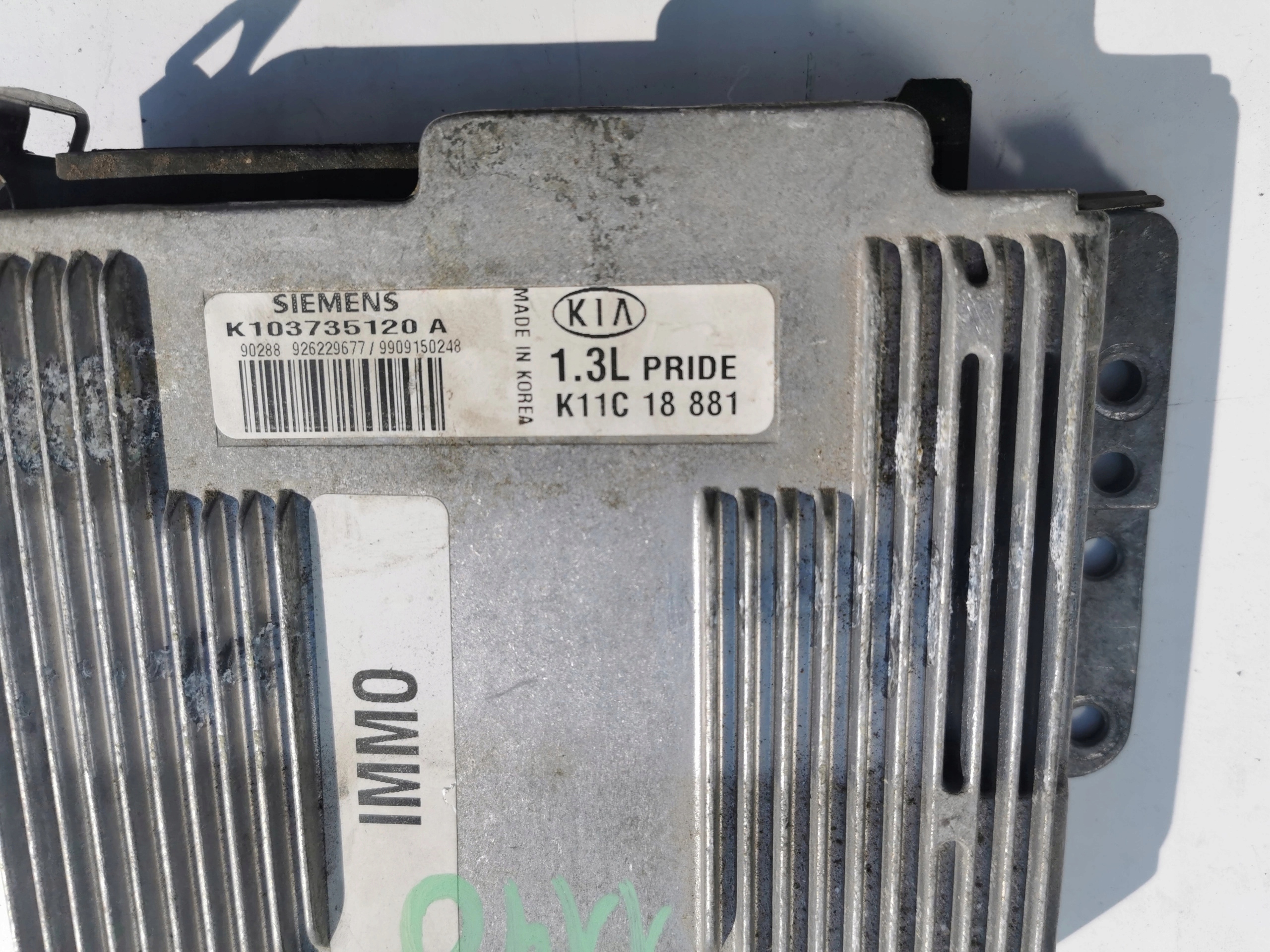 KIA PRIDE 1.3B 16V K103735120A K11C18881 computer