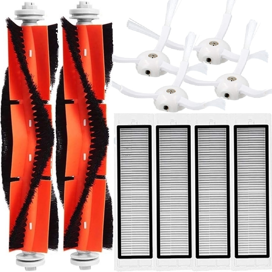 ZESTAW SZCZOTKI FILTRY DO ROBOROCK S50, S55, E4, E5, S5 Max, S6 MaxV / Pure