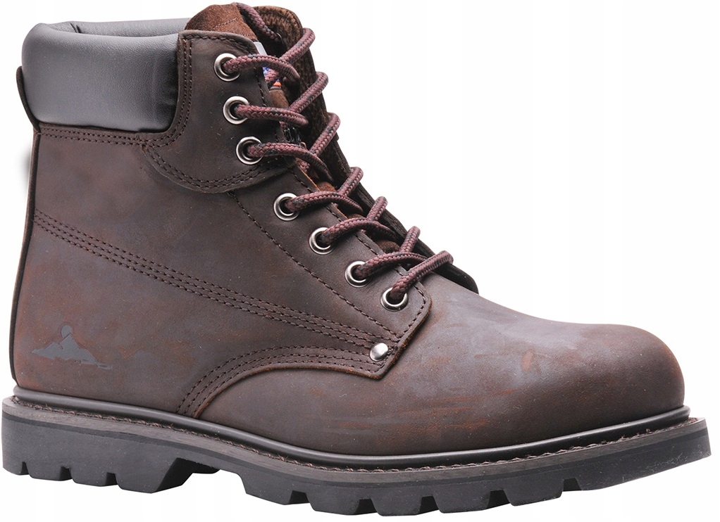 48 SKÓRZANE BUTY MĘSKIE TRAPERY Z NOSKIEM ROBOCZE