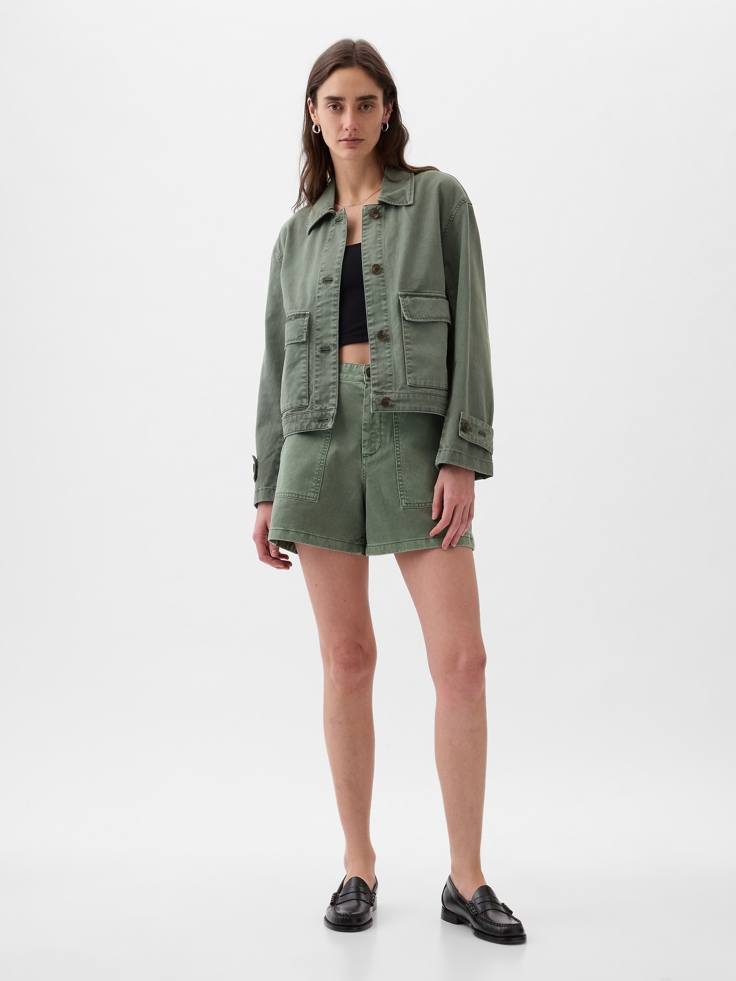 Gap Bunda utility relaxed zelená