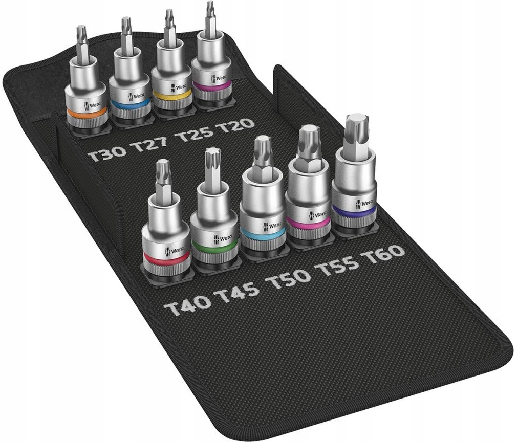 Sada nástrčiek Torx Zyklop 1/2'' Wera