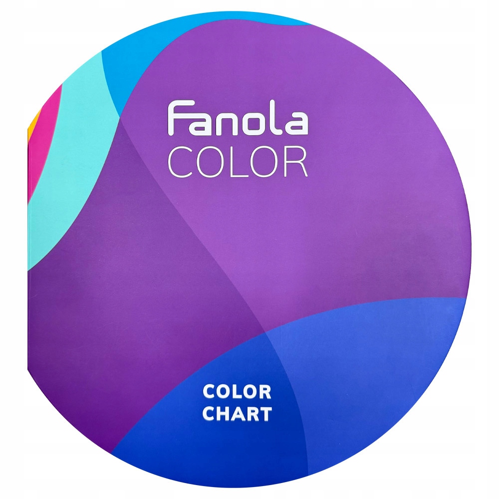 Fanola Profesjonalna Paleta Kolorów Farb Wzornik Próbnik