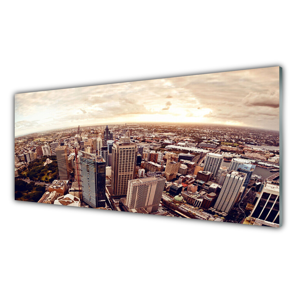 

Fotoobraz akryl nowoczesny 125x50 Miasto Krajobraz