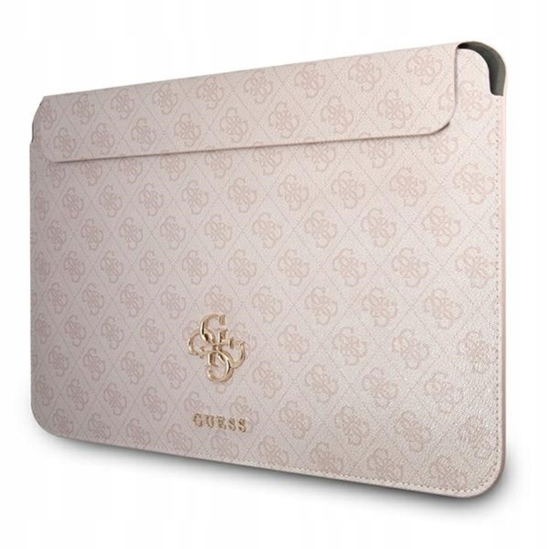 Guess Pu Metal Logo Computer Sleeve 13" Stylowe etui na notebooka laptopa