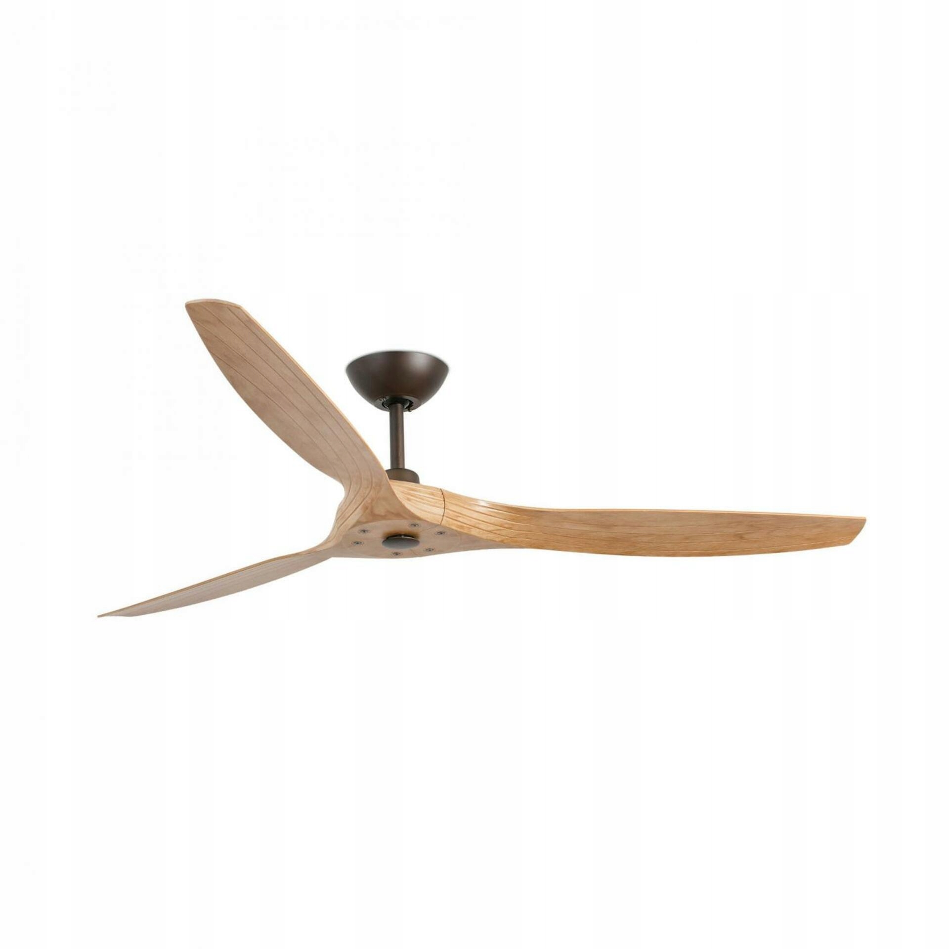 Stropný ventilátor Faro Morea L svetlo hnedý, DC motor, diaľkový ovládač, 15