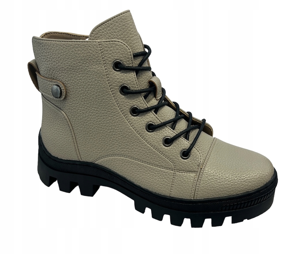 Kotníkové Boty Trapery Potocki 24-12168 VEL.41 Khaki Lico