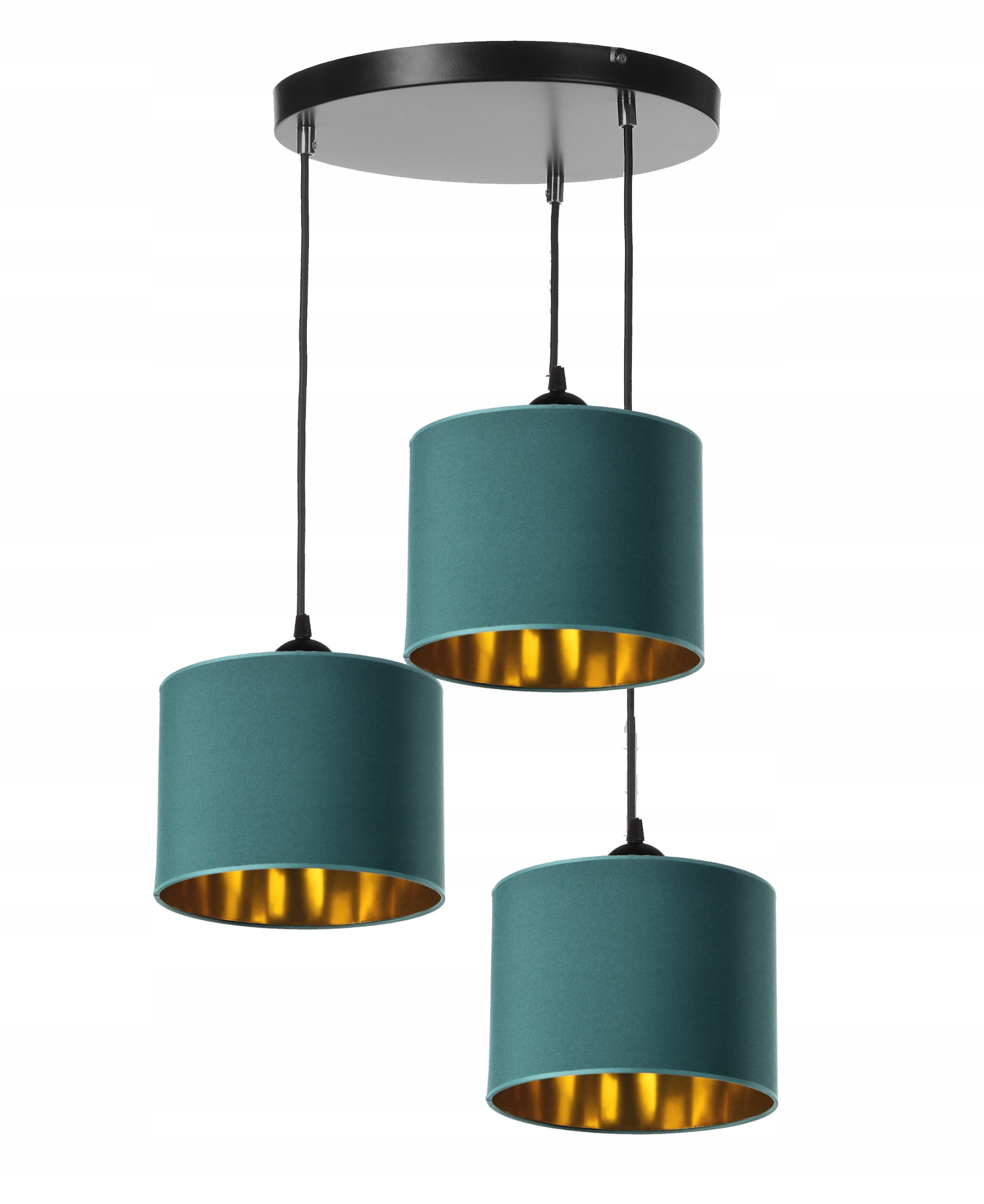 Závěsná stropní Led lampa E27 Edison Zlatá