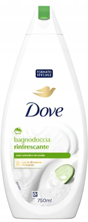 DOVE OGÓREK I ZIELONA HERBATA KREMOWY PŁYN DO KĄPIELI 750ML