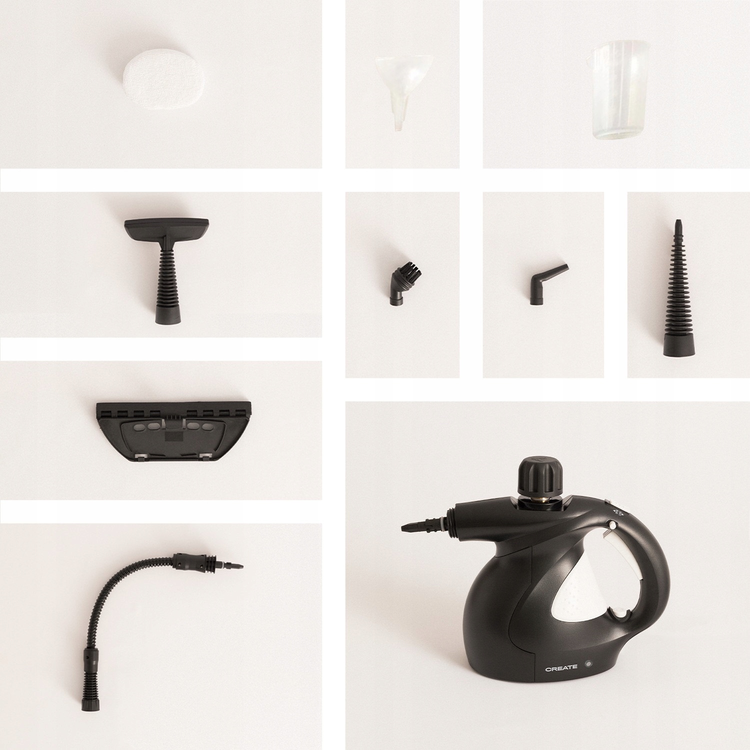 MYJKA Parowa Elektryczna AKCESORIA Zestaw MOP Dezynfekcja Steam Cleaner Pro Marka Create