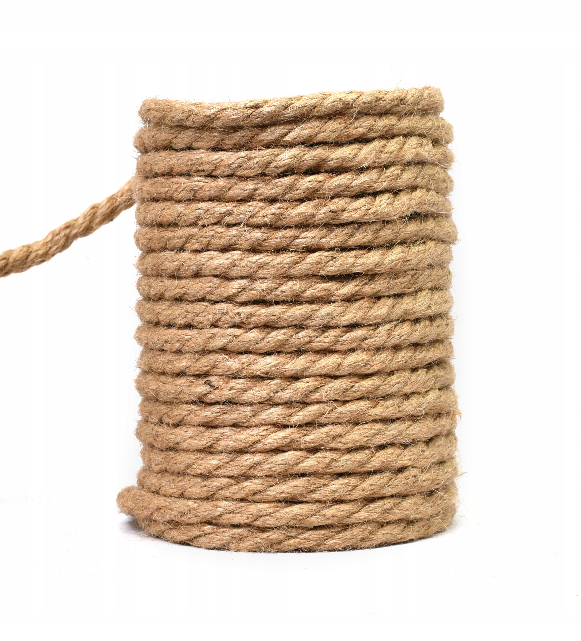 Jutové Lano Ozdobné lanko Šňůrka na Škrabadlo 6mm 100m