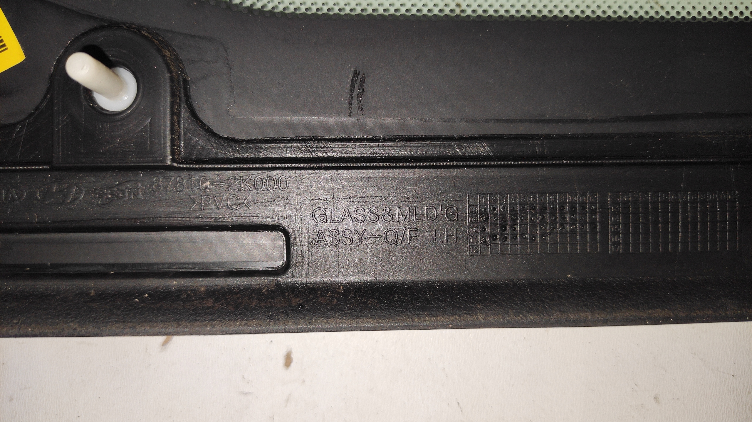 KIA SOUL window bodywork left rear part 11 ROK