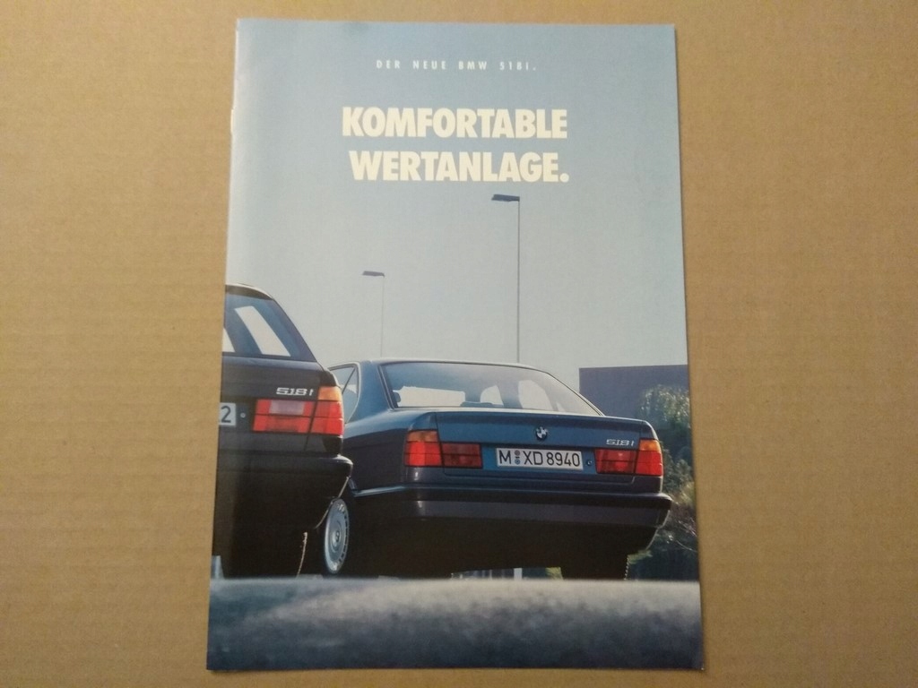 Prospekt - BMW 5 E34 518I - 1993 r