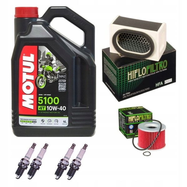 

Kawasaki ZR-7 750 99-03 olej+filtry+świece