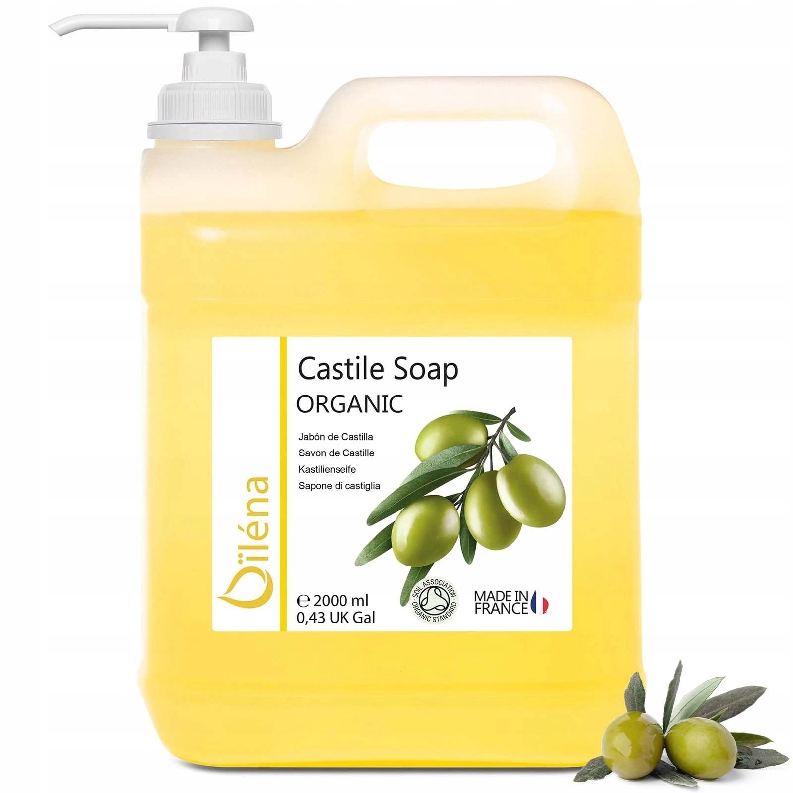 Castile Mydło W Płynie Z Oliwą Usuwa Zaskórniki Naturalne 2000 ml