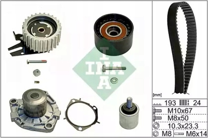 ROZRZAD POMPA WODY INA 530061930 Producent czesci INA