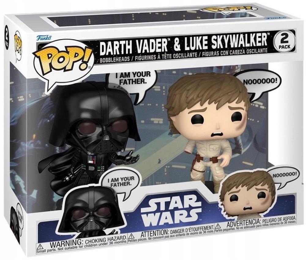 Figurka Funko Pop Star Wars: Darth Vader And Luke