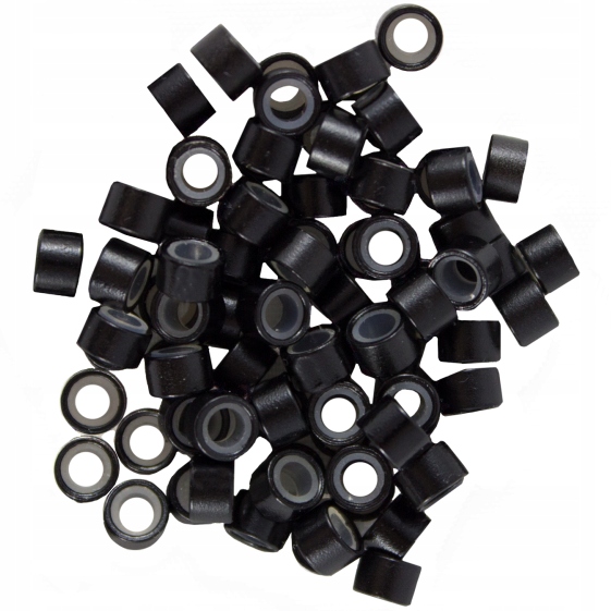 MIKRORINGI Z SILIKONEM MICRORINGS 100 SZT RINGI DO WŁOSÓW ROZMIAR M