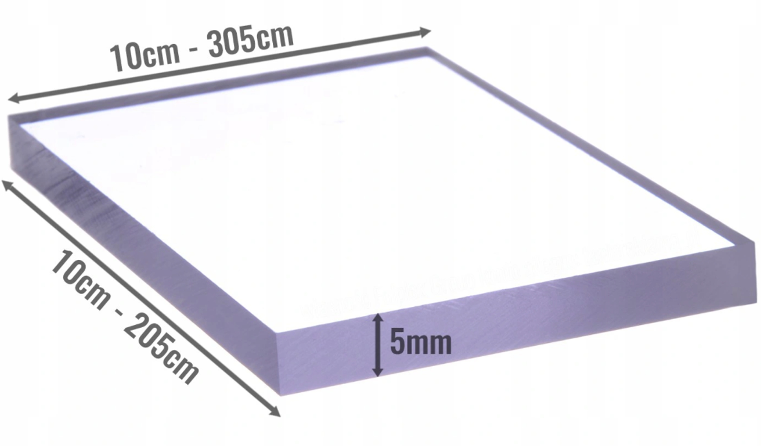 POLIWĘGLAN LITY NA TARAS - 5mm - Na Wymiar Kod producenta 12345