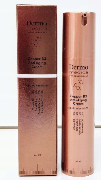 Dermomedica Copper B3 Anti-Aging Cream krem z peptydami miedziowymi 60 ml
