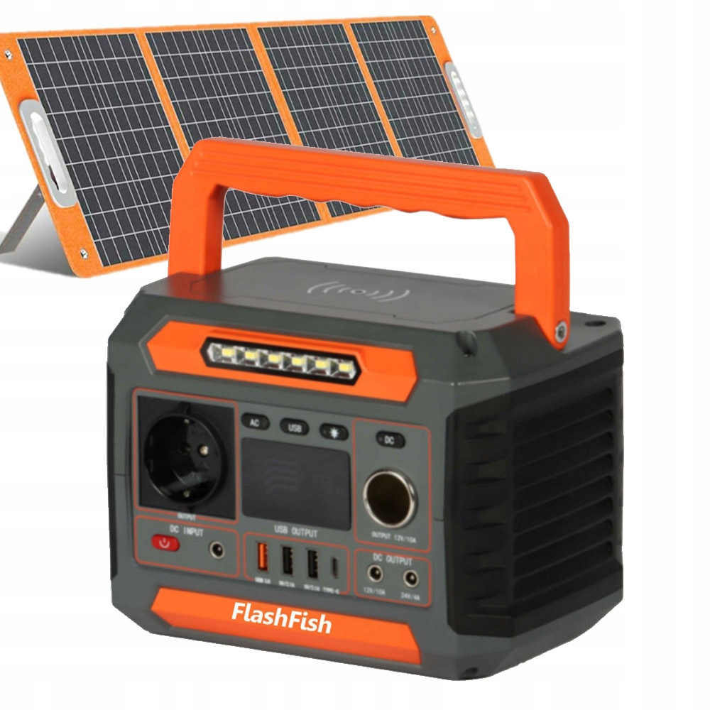 P66 - Сонячний генератор 78000mah + сонячна панель 100W