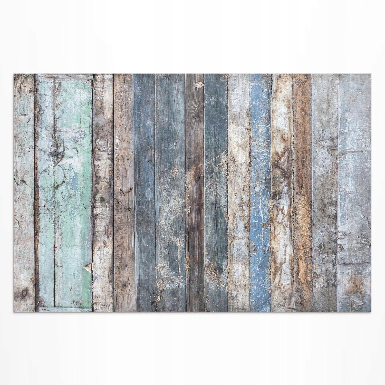 Vinylový koberec na terasu Balkón Obtrhané vintage drevené dosky 210 x 140 cm