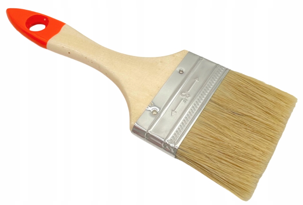 12x PĘDZEL MALARSKI PŁASKI PROSTY 75MM UNIWERSALNY Kod producenta 0303181