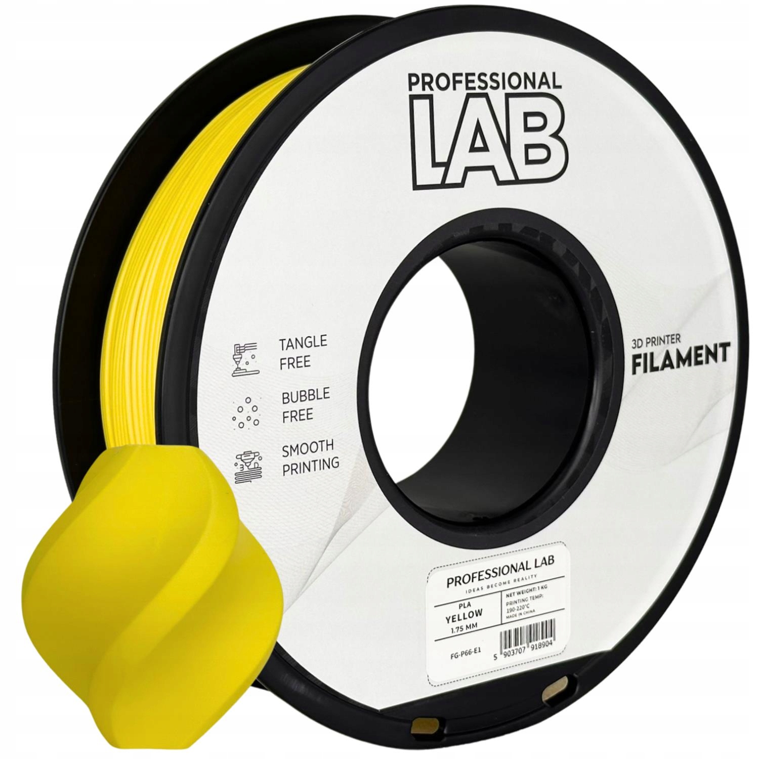 Filament Smart Print Pla 1,75mm 1kg żółty słoneczny Yellow