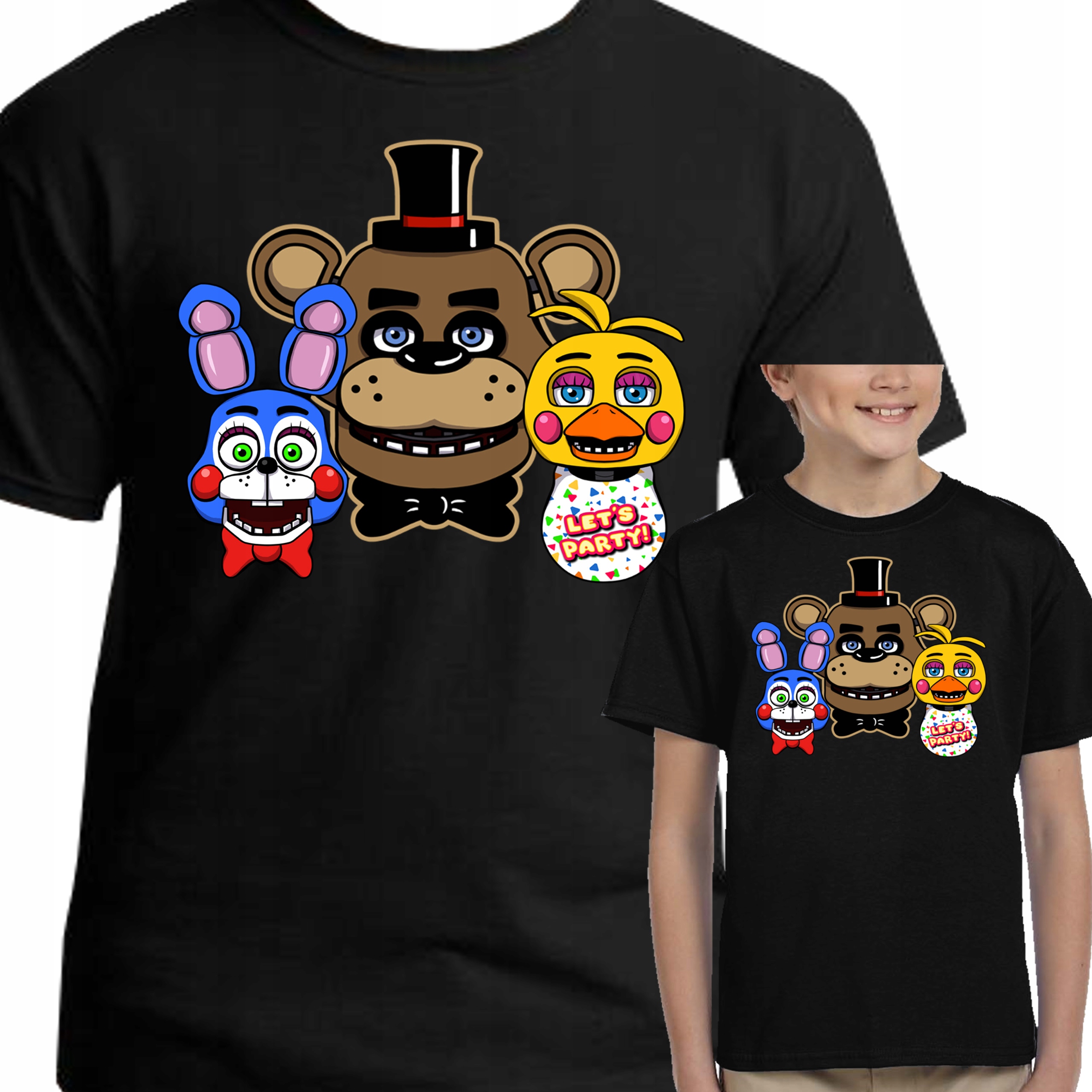 

3009 Koszulka Five Nights Freddys Fnaf 152 Czarna