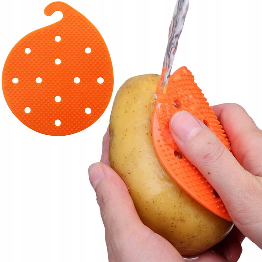 

Obieraczka szczotka do warzyw silikonowa Orange