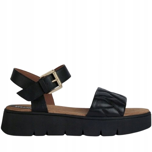 Geox Módní Dámské Sandály Černé S Kůží 39 Jta