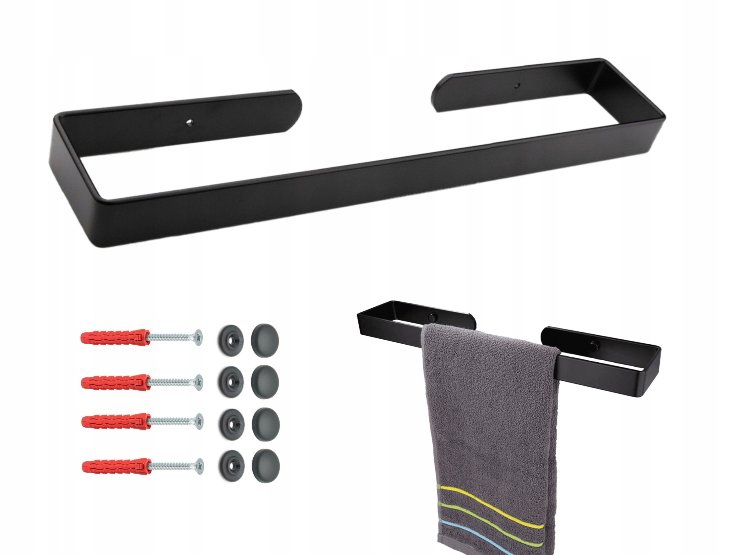 

Uchwyt wieszak na ręcznik łazienkowy Loft 30cm