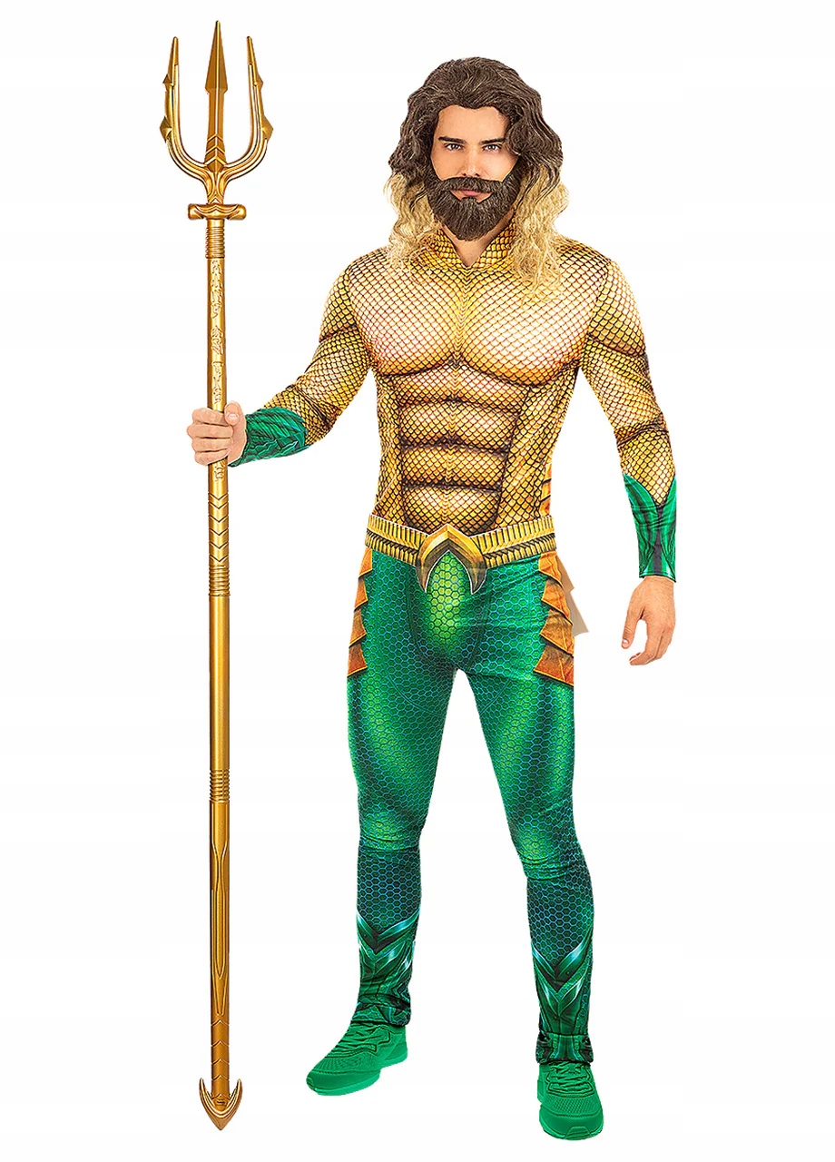 Kostým Aquaman Pán oceánu Kostým pro dospělé Karneval M